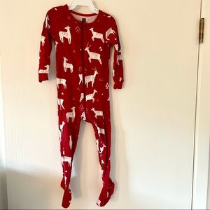 Tea collection Red deer graphic PJs 12-18mos